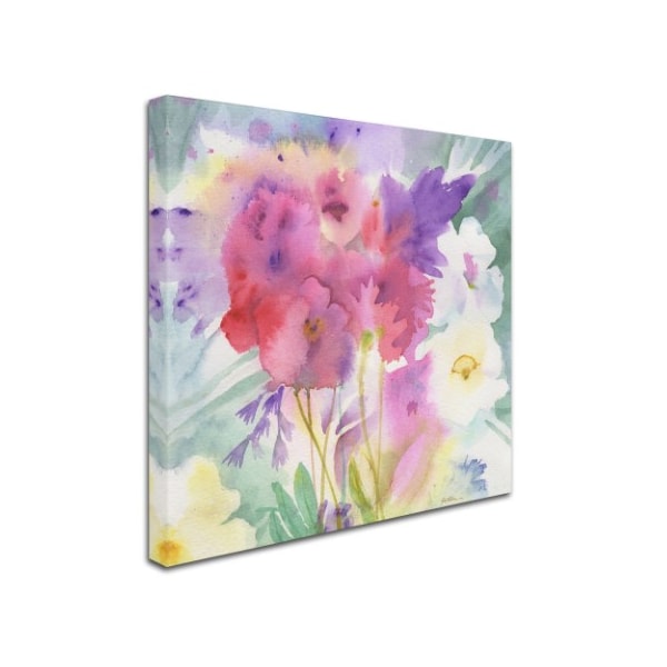 Sheila Golden 'Garden Mist' Canvas Art,35x35